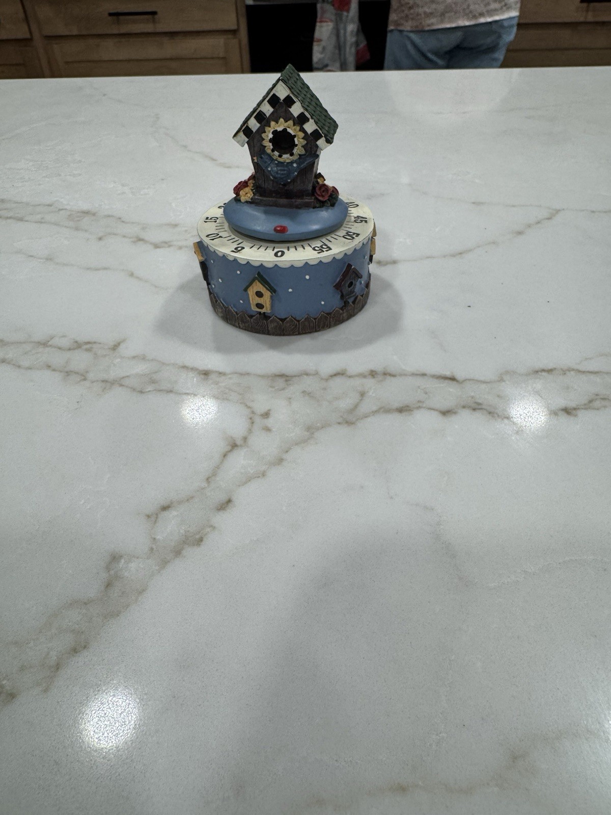 Birdhouse Timer - Country Kitchen Cooking Baking 3.5” Tall - NO BOX gallery