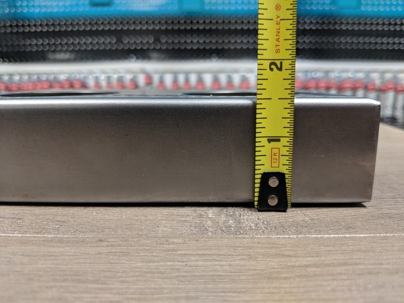Gate Lockbox Double Hole Weldable Steel 6 3/4" x 4 3/8" x 1 1/2" Unpainted gallery