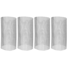 2 Pair 40 Mesh In Line Strainer Replacement Stainless Steel Filter Screen