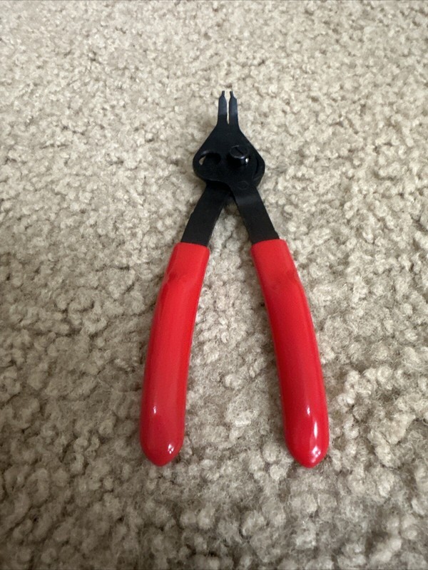 PROTO J604 Retaining Ring Plier,Fixed Tip,5-7/8” Reversible Made In USA gallery