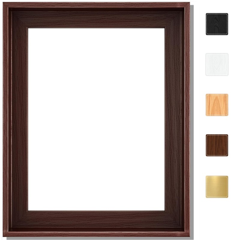 Canvas Floater Frame -Floating Frame for 1 1/4" Deep Canvas Wall Art gallery
