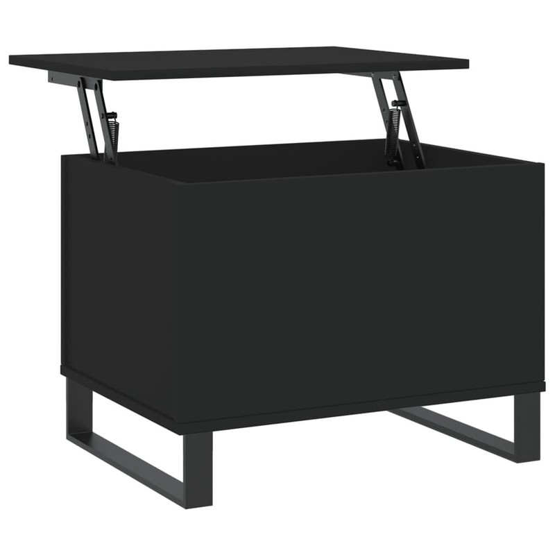 Coffee Table Black Engineered wood, metal Medium gallery