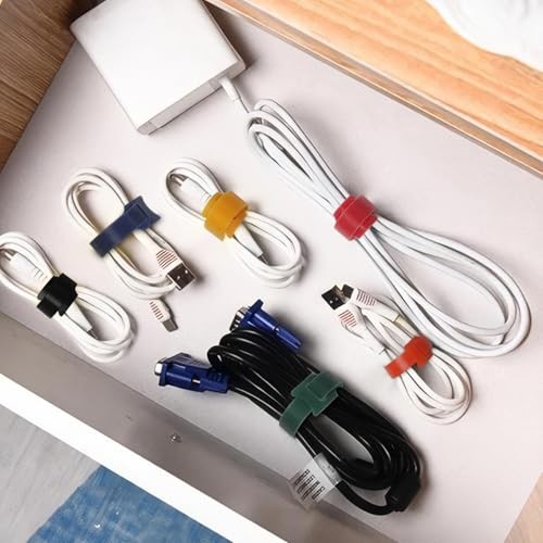Cable Ties 180PCS, 4+6+8+10 inch Reusable Multi-Colour 4+6+8+10 Inch(Colorful) gallery