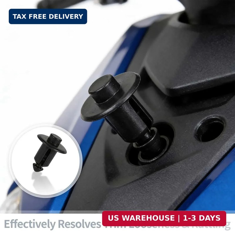 10PCS Tailgate Molding Rivet Retainers Clips Compatible with Ford F150 F250 F350 gallery