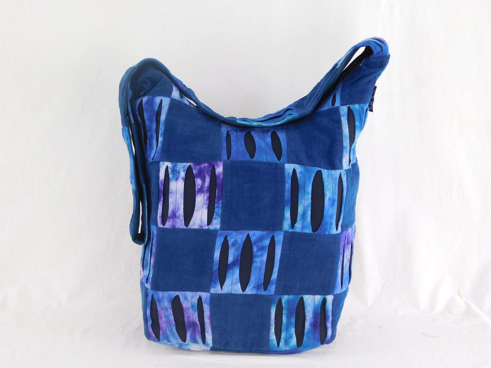 Patchwork Corduroy & Razor Cut Tie Dye Bag gallery