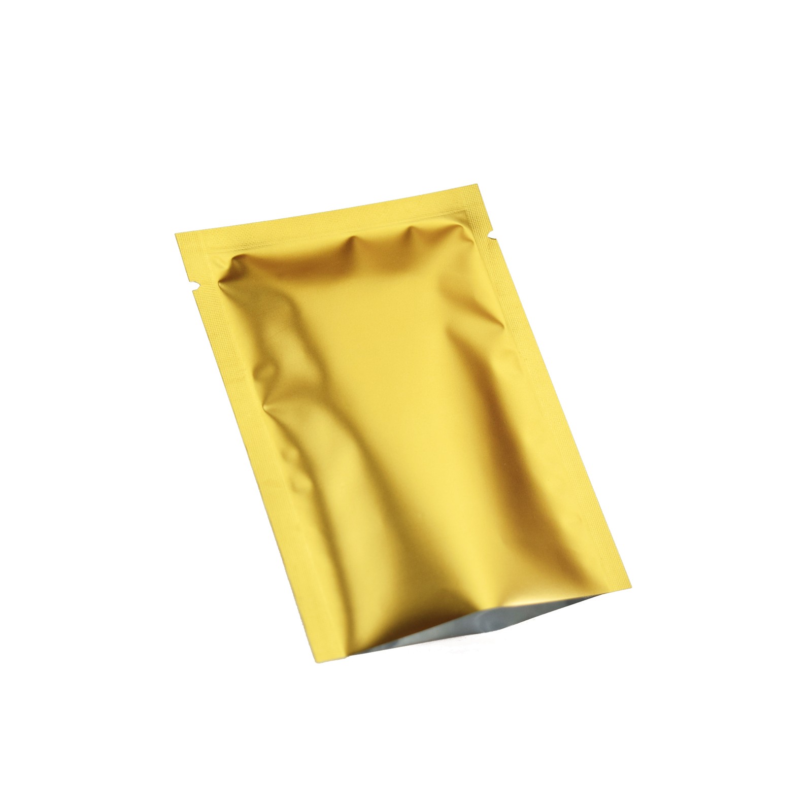 QQ Studio 100 Food Safe Matte Gold SlickSeal™ Pouch for Food and Snack Packaging gallery