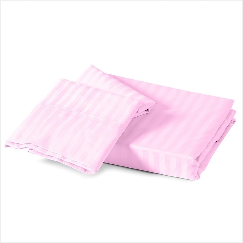 Soft Bedding 1000 - 1200 Thread Count 100% Cotton Pink Stripe Select Item gallery