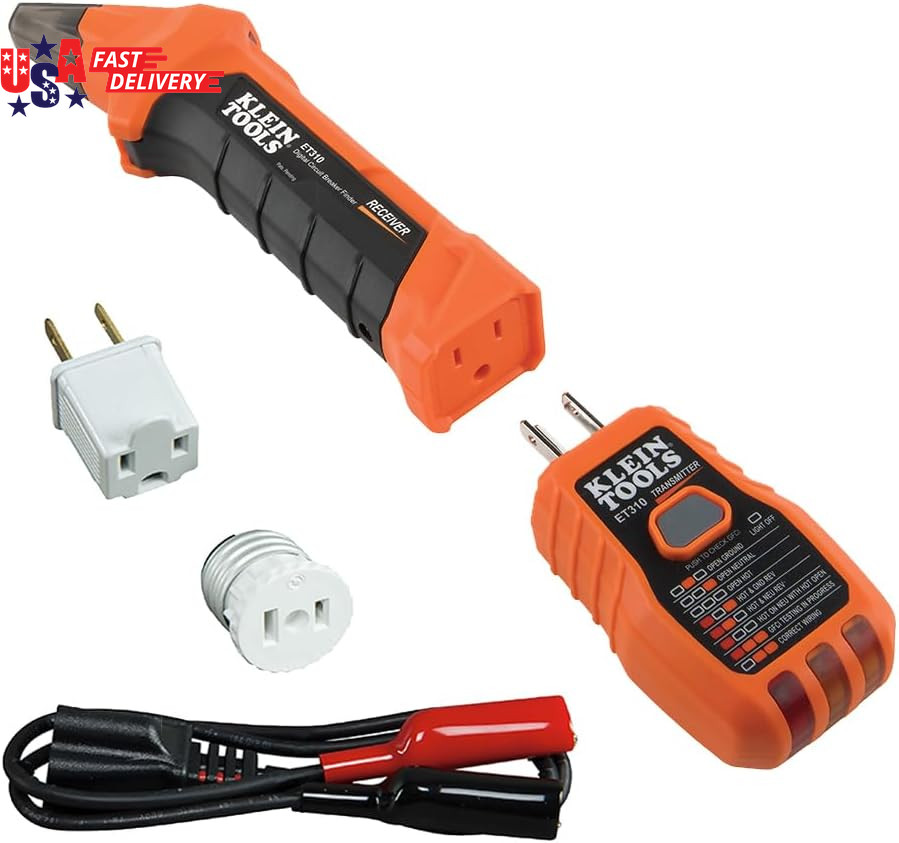 Klein Tools ET310KIT AC Circuit Breaker Finder Kit, Electric Tester, GFCI Tester gallery