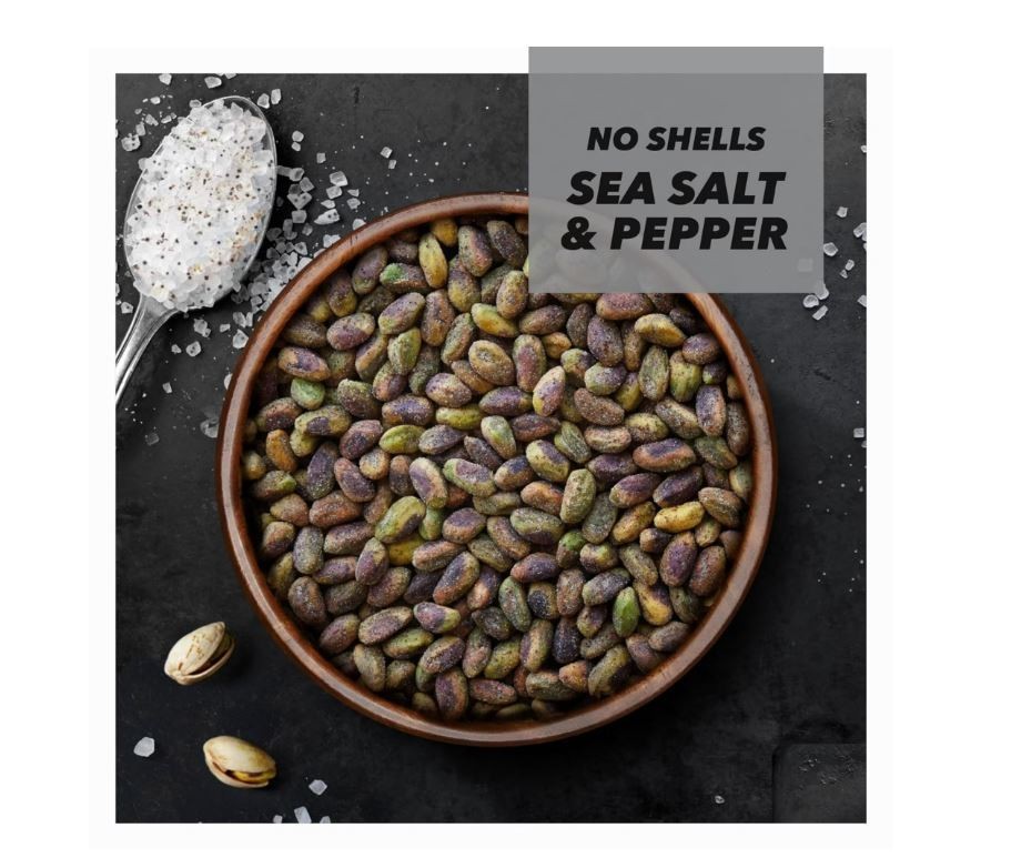 Wonderful Pistachios No Shells Sea Salt, Pepper Nuts, 11 Ounce Bag. gallery