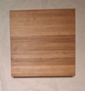 Cutting Board Chopping Block Solid Oak 12"x12"x 2 1/4" Thick made in USA gallery