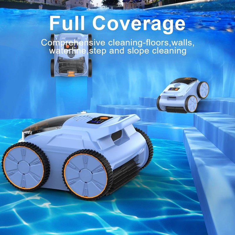 Robotic Pool Vacuum Inground Smart Navigation 150 Mins gallery