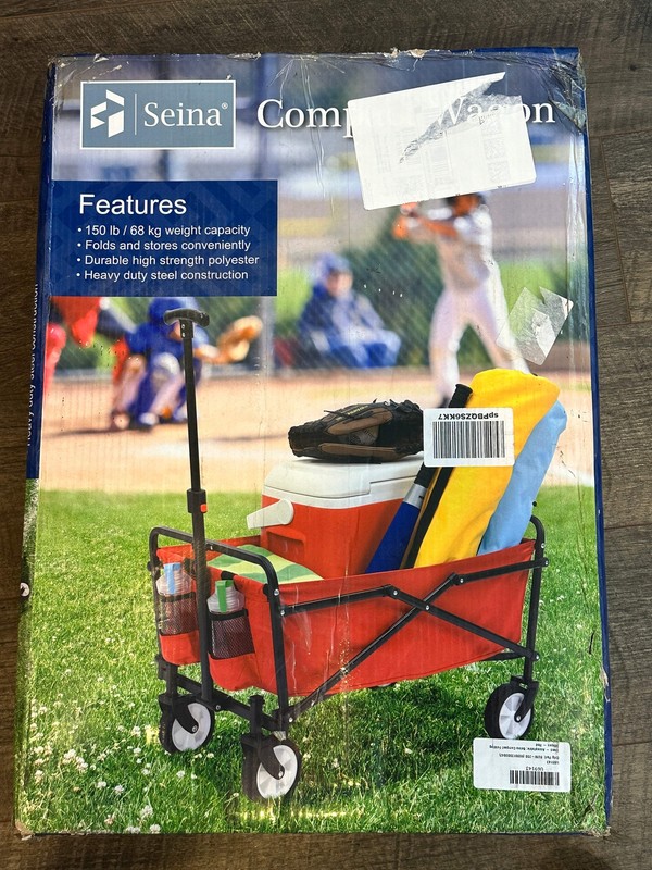 Seina Road Warrior Polyester Fabric Utility Cart 3.6 cu ft gallery
