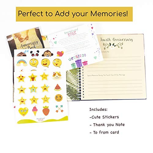 Wedding Anniversary Memory Book | A Hardcover Journal to Document gallery