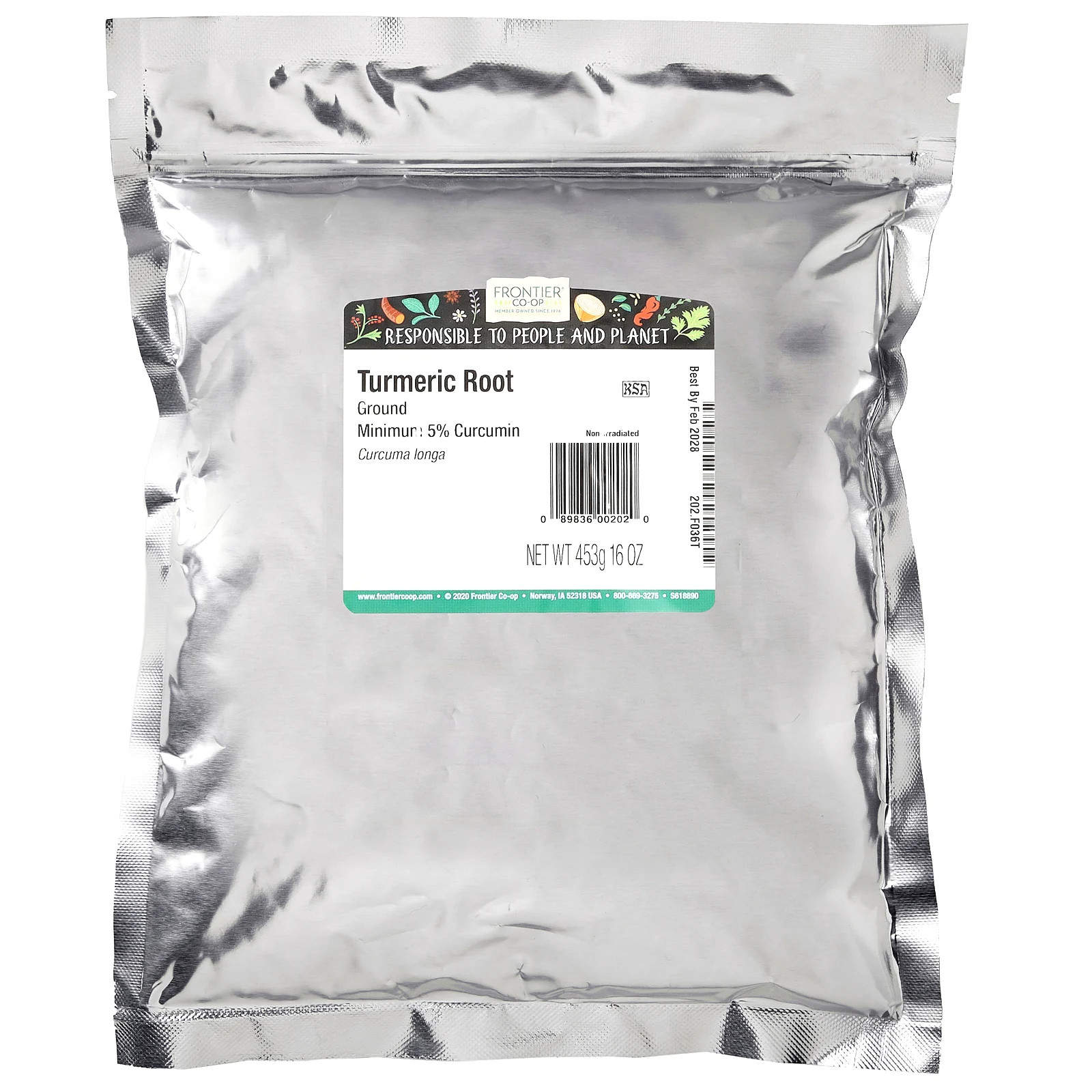 Ground Turmeric Root, 16 oz (453 g) gallery