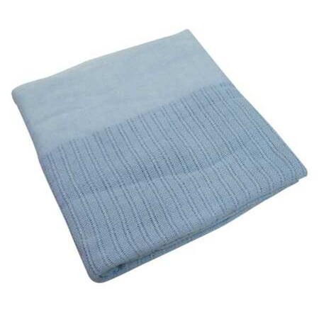 R & R Textile X51002 Thermal Blanket, Twin, 66X90 In., Blue gallery