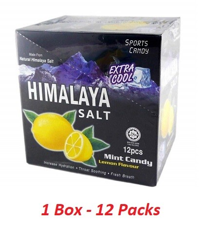 Himalaya Salt Sport Candy Extra Cool Lemon Flavour (15g x 12 packs) 1/2/4/10 Box gallery