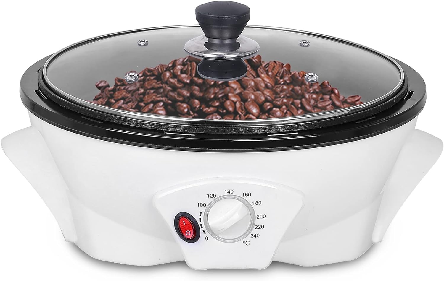 JIAWANSHUN Electric Coffee Bean Roaster for Home Use 1.1lb Capacity Temperature gallery