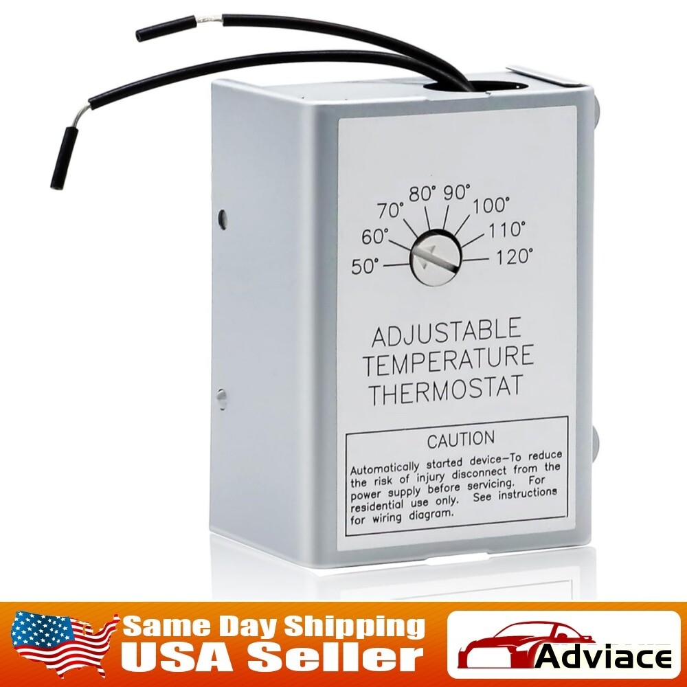 58033 Single Speed Adjustable Thermostat for Lomanco Lomancool 2000/1800 Series gallery