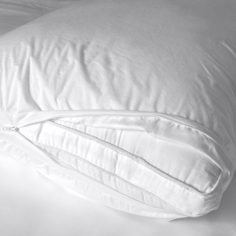 ONE PRICE @ ANY Sizes PILLOW Savers STD QUEEN KING Zippered T180 Covers - 2 pack gallery