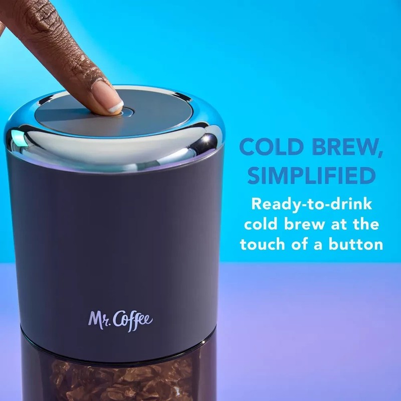 Mr. Coffee Portable Cold Brew Coffee Maker Rechargeable Vacuum Brew 10 Min NEW gallery