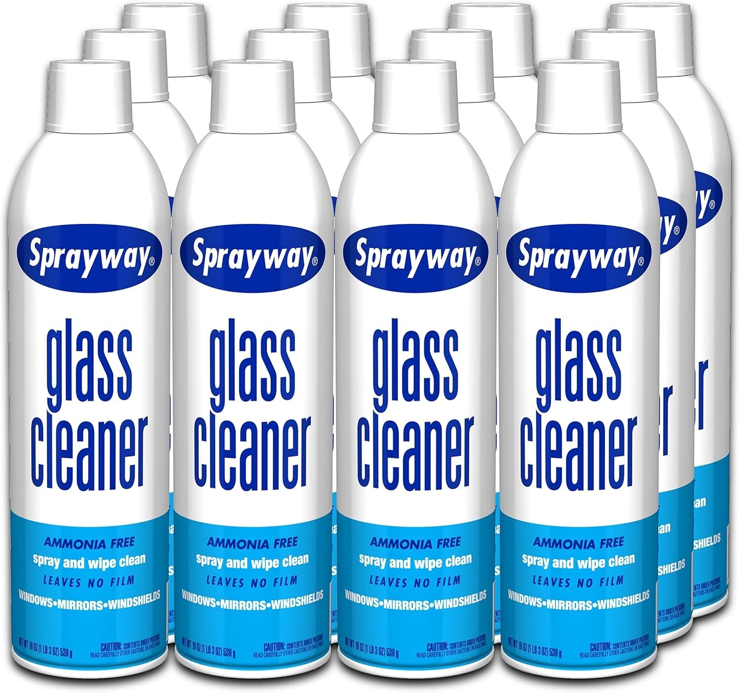 Sprayway Glass Cleaner with Foaming Spray for a Streak-Free 19 oz., Pack of 12 gallery