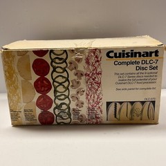Cuisinart Complete DLC-7 Disc Set DLC-070 Discs Lot 9 Blades w/ Instructions