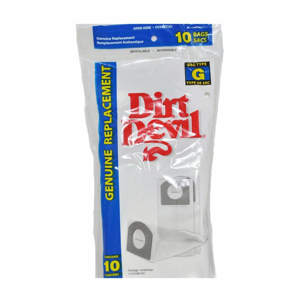 Fits For Royal Fits For Dirt Devil Type G Hand Vac Ultra Bags Style 3010347001,