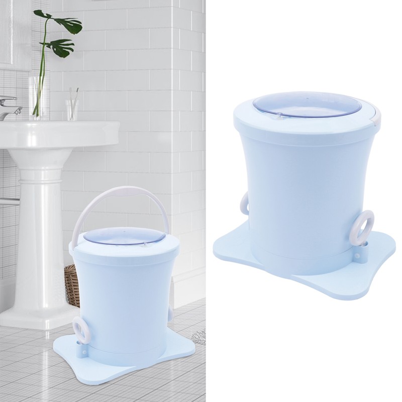 Mini Dryer Portable Compact Clothes Spin Dryer Manual Home Laundry Dryer Blue gallery