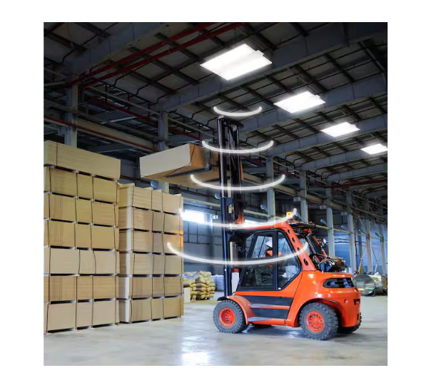 JONATHAN Y 1.98 ft. 220-Watt Equivalent Integrated LED White Shop High Bay Light gallery
