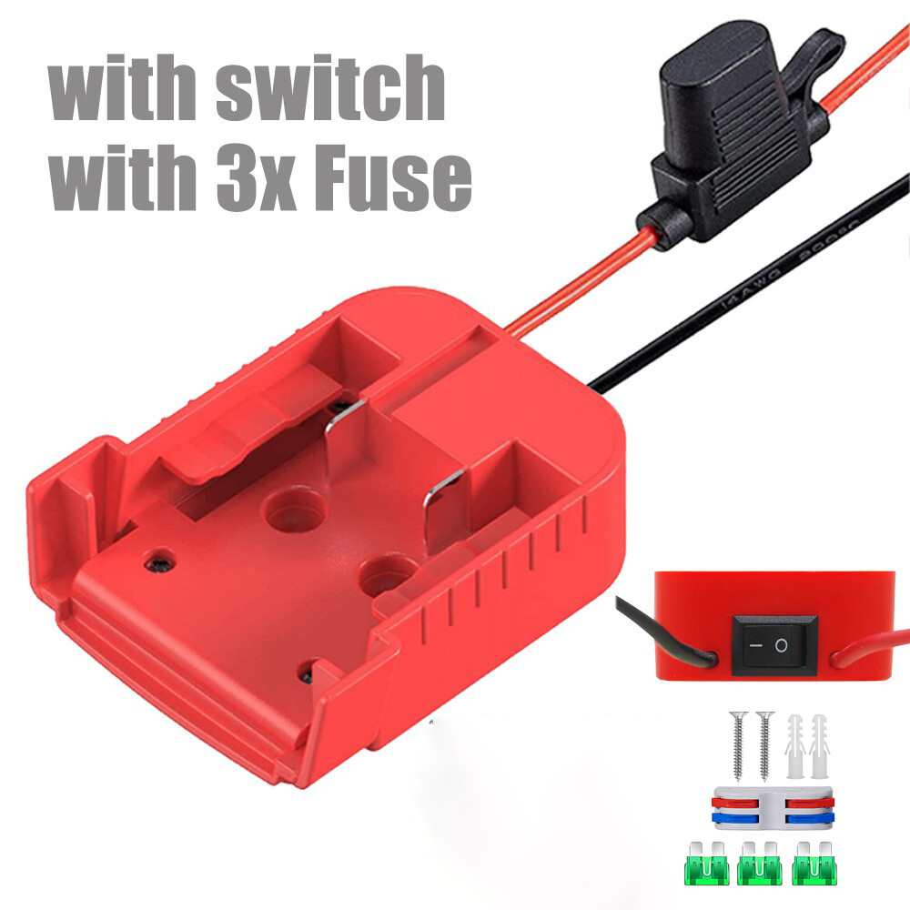 DIY Adapter Power Wheel Compatible With Milwaukee 18V Battery Connect Dock gallery
