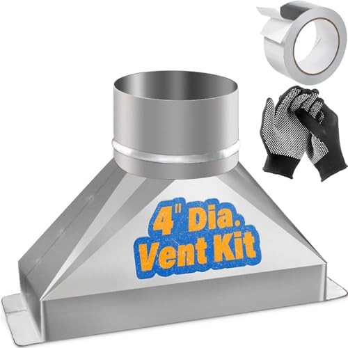 4'' Dia. Round to Rectangular Duct Transition Adapter, 3 3.25" x 10" to 4" Dia. gallery