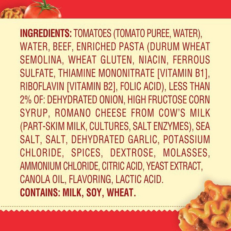 6 Pack Chef Boyardee Lasagna Pasta Chunky Tomato And Meat Sauce Canned 15 oz Can gallery