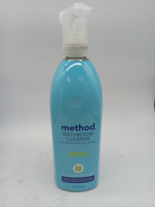 Method Bathroom Cleaner Eucalyptus Mint Cleans Soap Scum Mildew & Mold 28oz.263 gallery