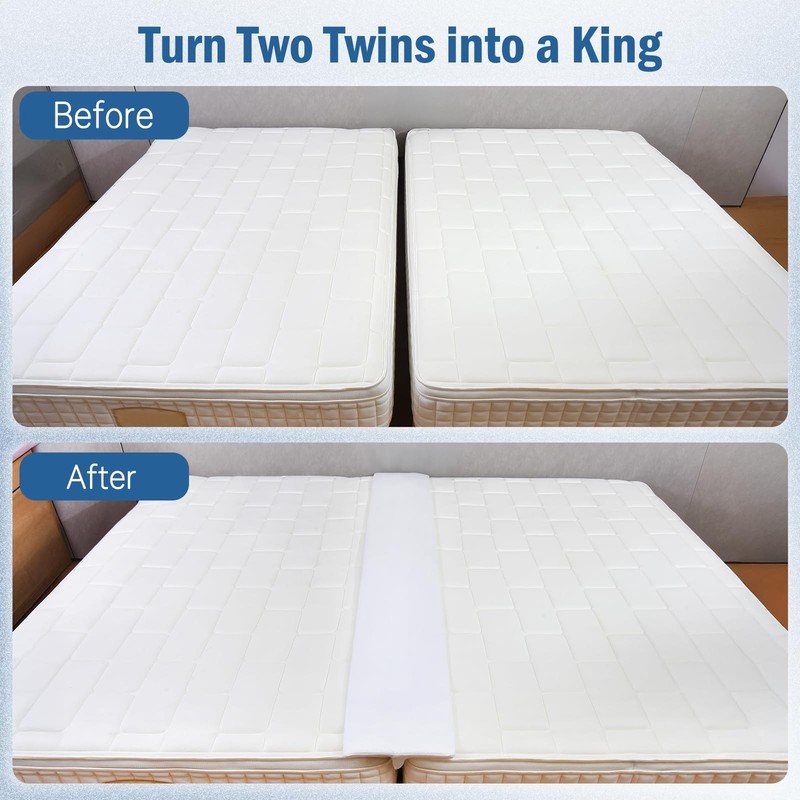 Split King Gap Filler for Adjustable Bed, Twin to King Bed Converter,Bed Gap gallery