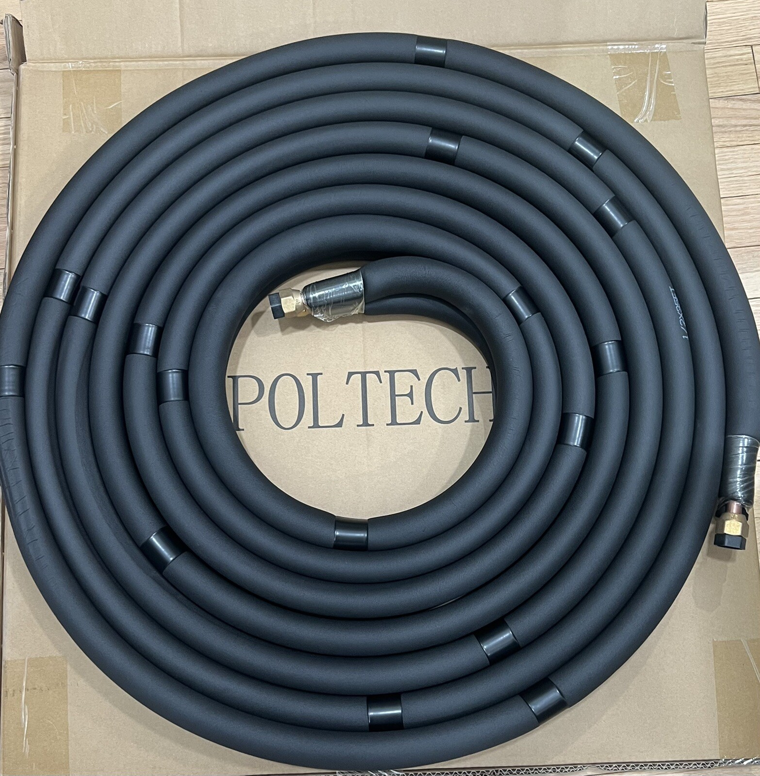 1/4'' X 1/2'' X 35 ft Mini Copper Ductless Split Line Set W/ Flare Nuts 35' gallery