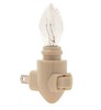 Ivory Plug In Night Light Module With 4 Watt Light Bulb, Pack of 4 Complete Sets gallery