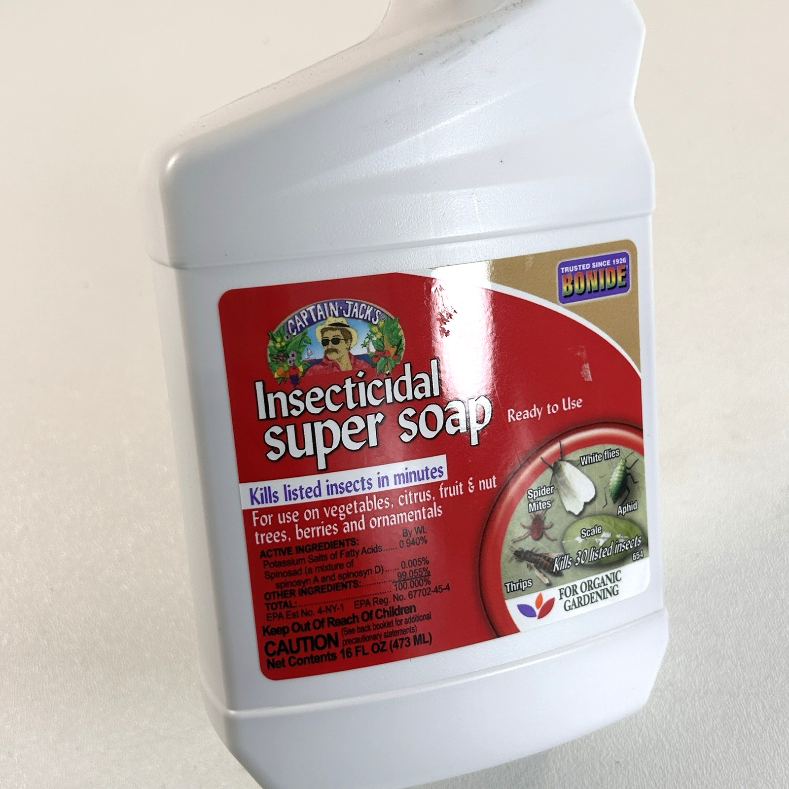 Bonide Captain Jack's Insecticidal Super Soap Spray 16oz Organic Garden Pest gallery