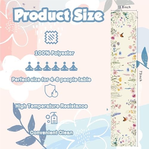 Decorations - Daisy Eucalyptus Lavender Floral Leaves Summer Table Spring gallery