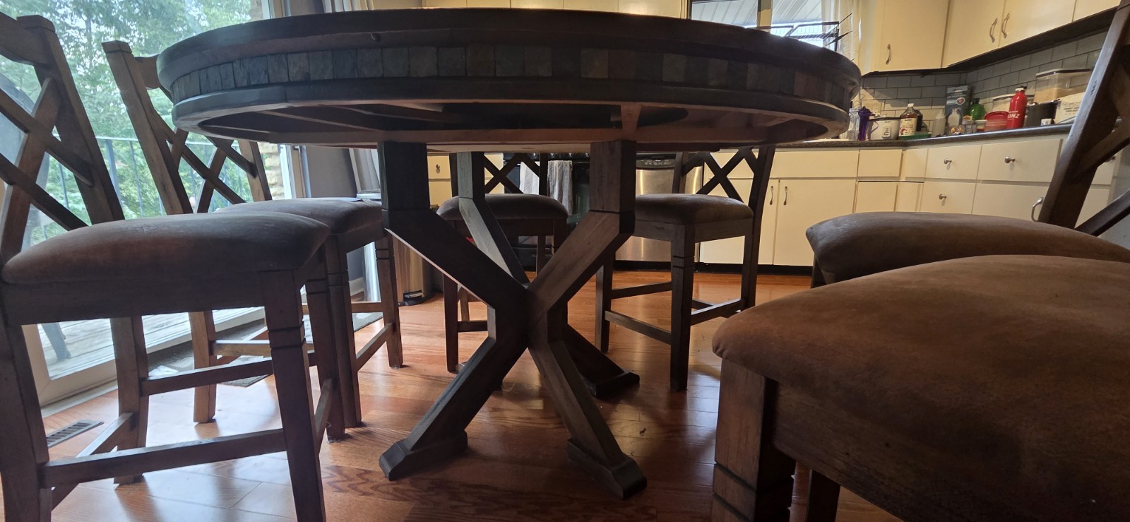 5 Ft Diameter Wooden Table gallery
