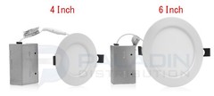 4″ / 6″ LED Slim Recessed Ceiling Down Lights – CCT Select 27K 30K 35K 40K 50K