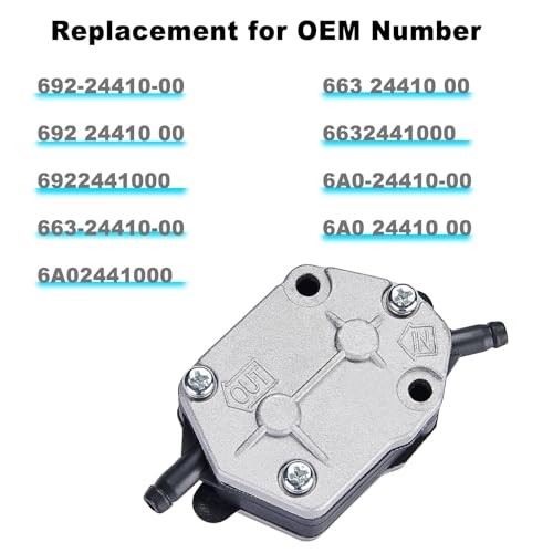 Boat Engine Fuel Pump Assembly for Yamaha 2-Stroke 25HP 30HP 40HP 6A0-24410-00 gallery