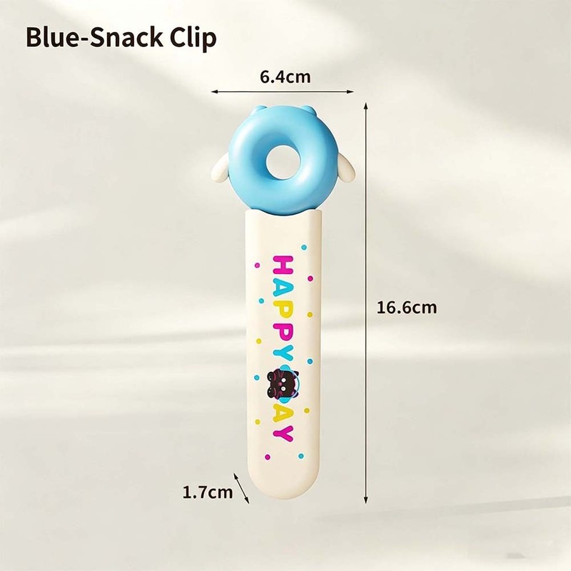 Reusable Odorless Grippy Easy-Clean Versatile Cartoon Anti-Dirty Hand Snack Clip gallery