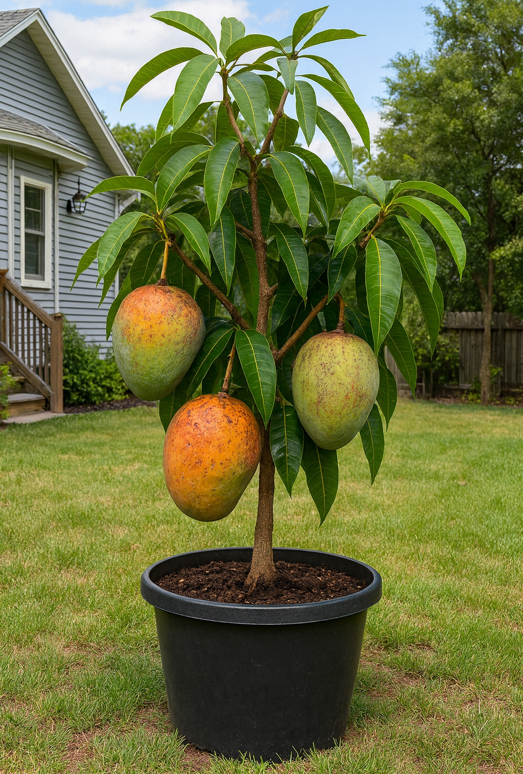 Grafted Coconut Cream Mango Tree – Premium Tropical Fruit Tree – Rare Variety gallery