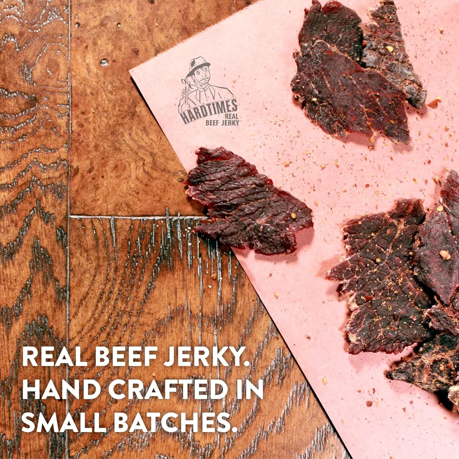 Hardtimes Handcrafted Beef Jerky- Original Flavor-8 oz. Jar gallery