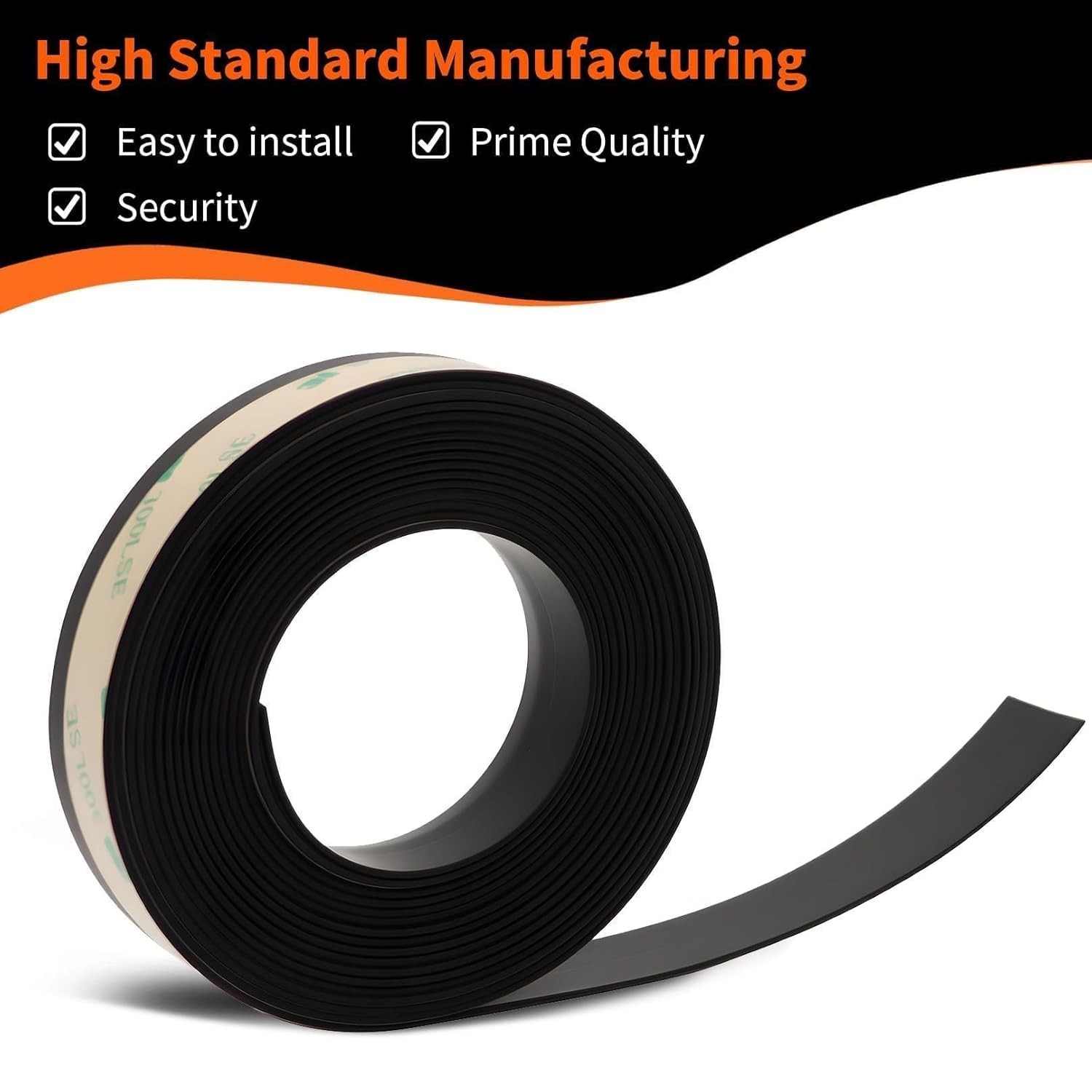 Front Rear Side Car Door Window Rubber Seal Strip Trim Compatible Auto Door Seal gallery