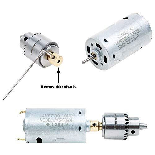 Mini DC 12V Electric Hand Drill Motor PCB & Twist Drills Set , New gallery