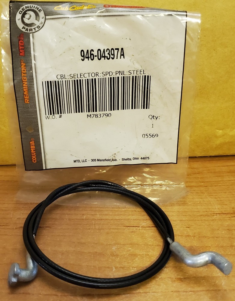 MTD Speed Selector Cable 946-04397A (746-04397A, 746-04397) New Old Stock