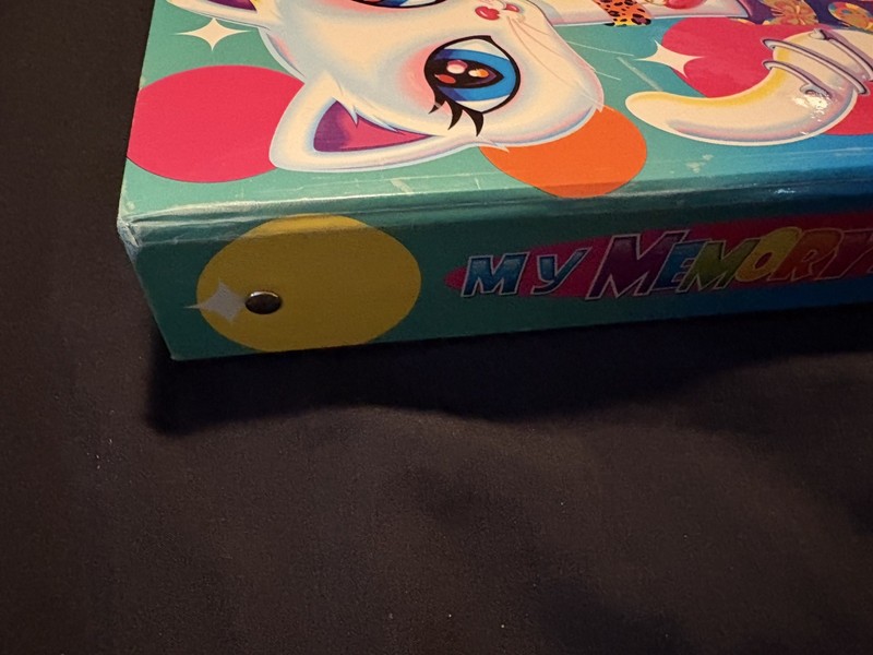 Lisa Frank Roxie & Rollie 3-Ringer Binder Memory Book w/Paper Vintage Minty! gallery