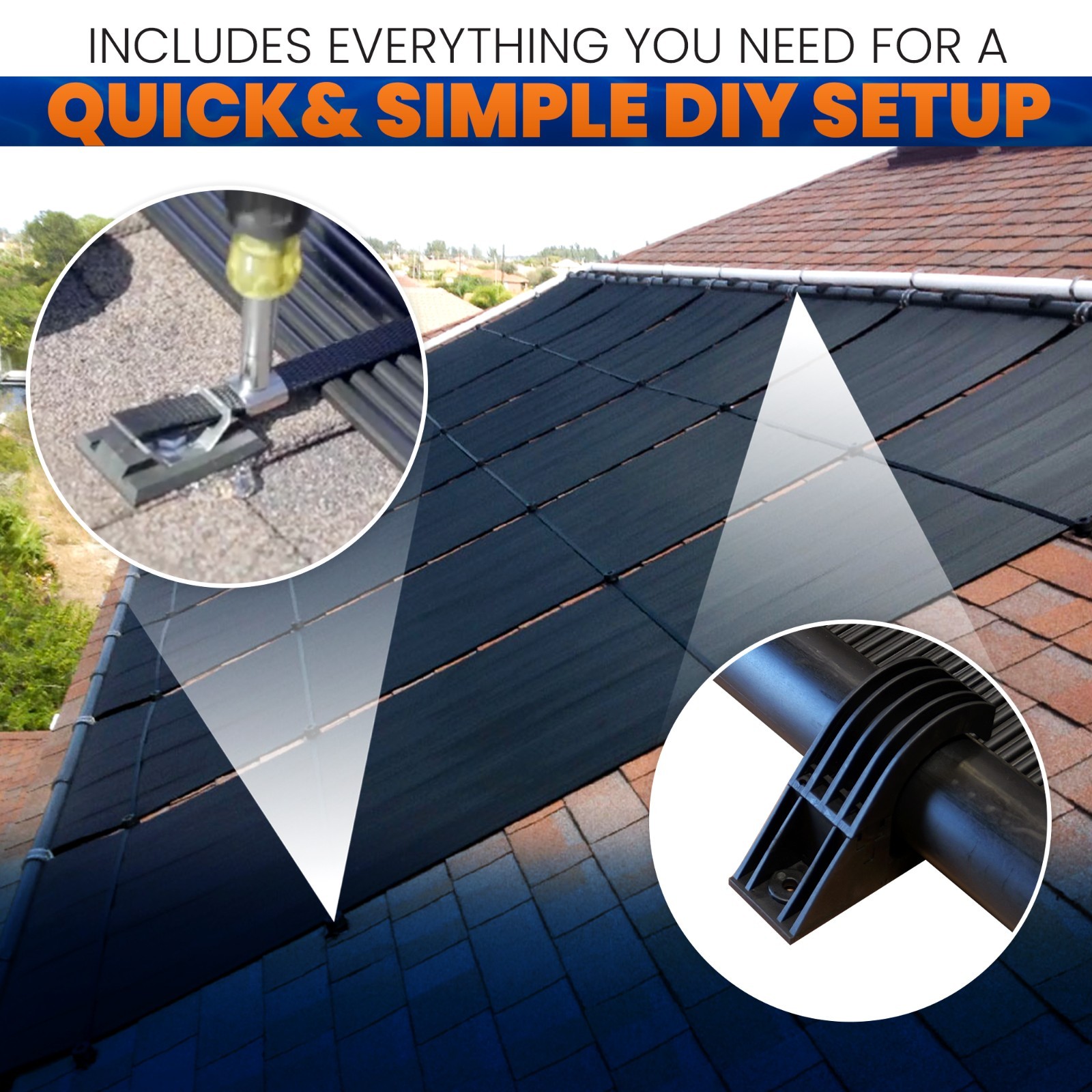 Highest Performing Design - Solar Pool Heater DIY Kit - 15-20 Year Lifespan gallery