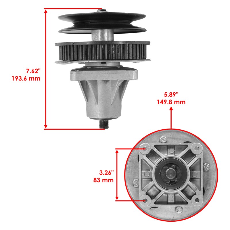 Caltric Spindle Assembly For Cub Cadet CC760 CC760ES CC800 33" Mower Deck gallery